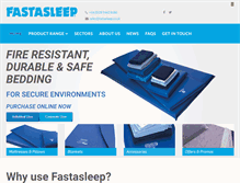 Tablet Screenshot of fastasleep.co.uk